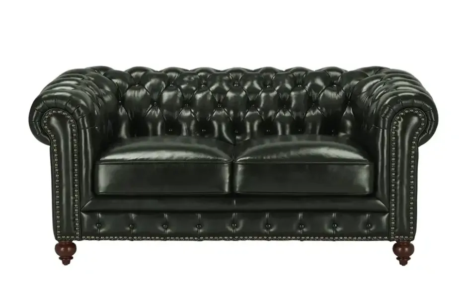 uno Ledersofa Chesterfield