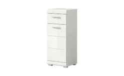 Unterschrank SCHLOONSEE, Breite 37cm, 1 Tür, 1 Schubkasten, 2 Fächer, MDF-Front in verschiedenen Farben erhältlich, Badmöbel, Badschrank, Kommode, Bad Schloonsee
