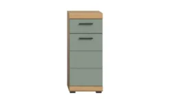 Unterschrank SCHLOONSEE, Breite 37cm, 1 Tür, 1 Schubkasten, 2 Fächer, MDF-Front in verschiedenen Farben erhältlich, Badmöbel, Badschrank, Kommode, Bad Schloonsee