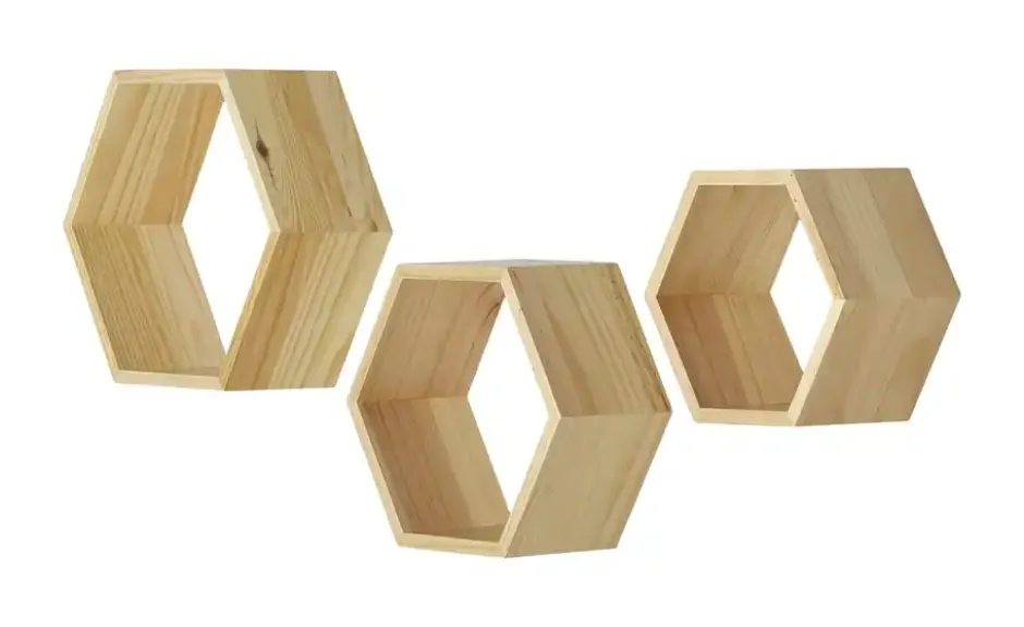 Wandregal 3er-Set