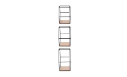 Wandregal 3er-Set