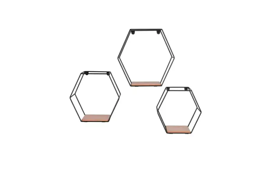 Wandregal 3er-Set