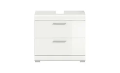 Waschbeckenunterschrank SCHLOONSEE, Breite 60cm, 2 Schubkästen, mit Siphonausschnitt, MDF-Front in verschiedenen Farben erhältlich, Badmöbel, Badschrank, Kommode, Bad Schloonsee