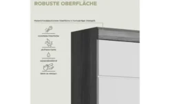 Waschmaschinenumbauschrank SCHLOONSEE, Breite 63cm, für Waschmaschine & Trockner, 2 Türen, MDF-Front in verschiedenen Farben, Überbauschrank, Umbauschrank, Badschrank Schloonsee
